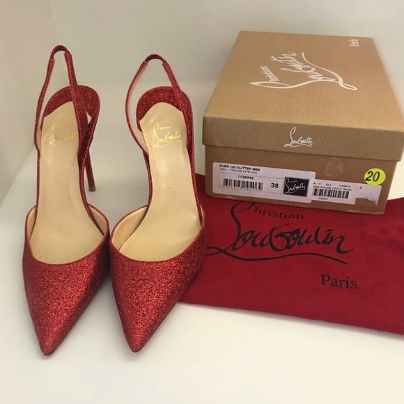 Christian Louboutin Shoes - SALE!Tonight only Christian Louboutin glitter heel